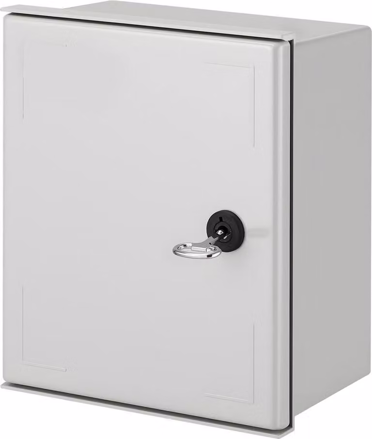 Custodia in fibra di vetro NEMA, 12 x 10 x 6 pollici Scatola elettrica in fibra di vetro NEMA 4X, IP66 impermeabile e resistente alla polvere, scatola di derivazione elettrica per esterni/interni, con piastra di montaggio (30 x 25 x 14 cm)