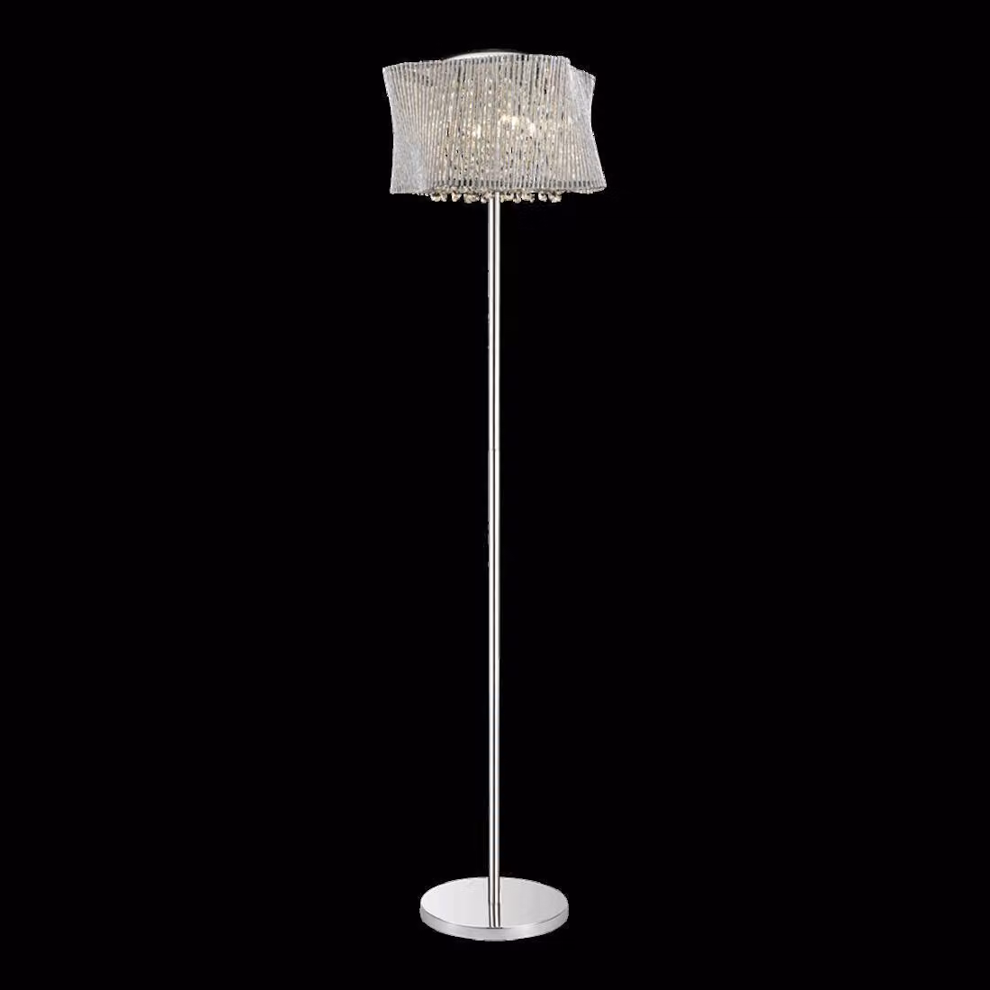 Lampada da terra ZONDA 4xG9/33W, argento/chiaro, Ø: 40 H: 162 cm, attacco G9