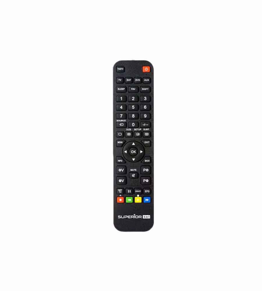 Telecomando TV Light 4In1 Tpb006 Superior Nero