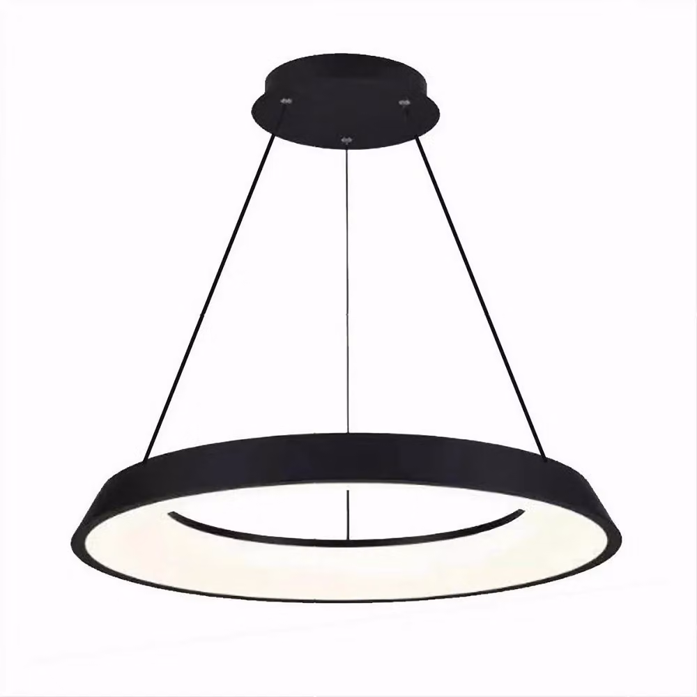 Lampadario a Sospensione LED Trade Shop A71-3C Ultra Moderno, 43W, Tre Colorazioni di Luce, Nero – 2