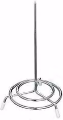 Spillone da comando Abert in acciaio inox lucido argento, Altezza: 16,5 cm