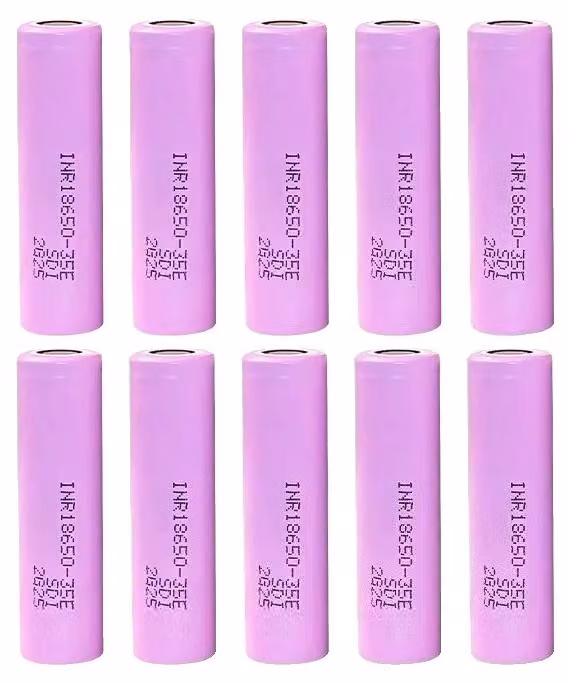 Batterie 18650, capacità 3500mAh, 3.7V ricaricabili, confezione da 10 batterie, 3,7 V