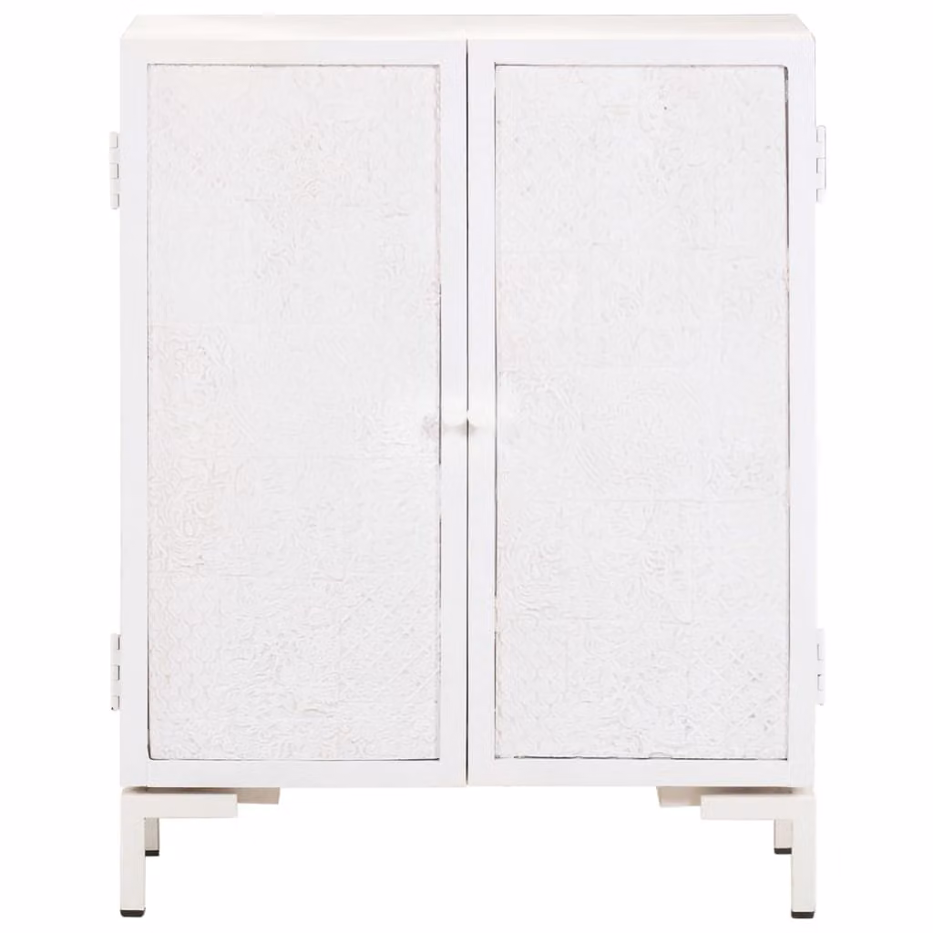 Credenza 60x30x76 cm in Legno Massello di Mango