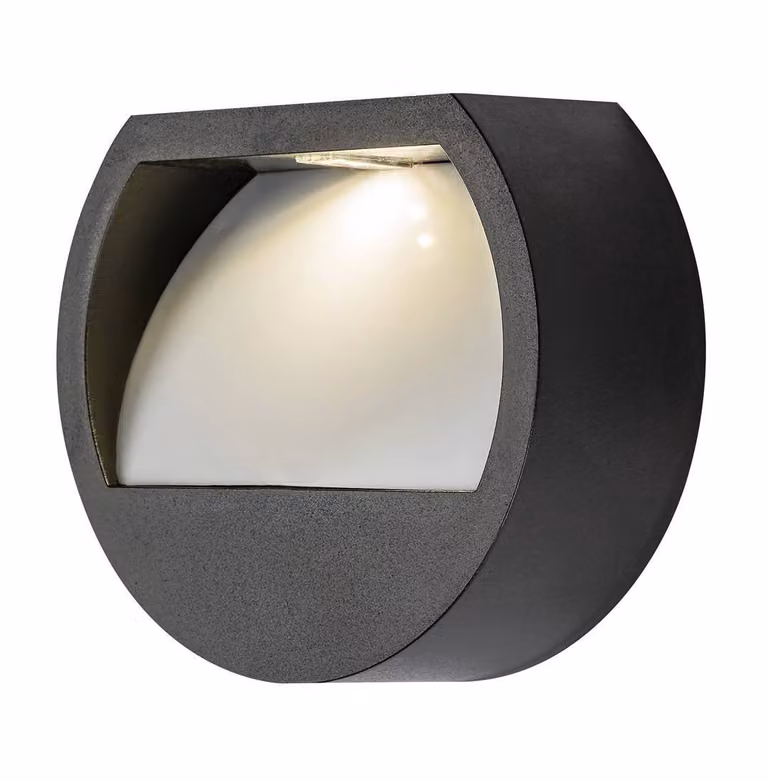 Lampada solare da parete per esterni LED 0,5W Narmada nero 77004 Rabalux