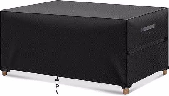 Resistente copertura per sdraio da giardino in tessuto Oxford 600D impermeabile – antivento, resistente ai raggi UV e adatta all'inverno – ideale per sdraio rettangolari di dimensioni 128 x 65 x 76 cm.