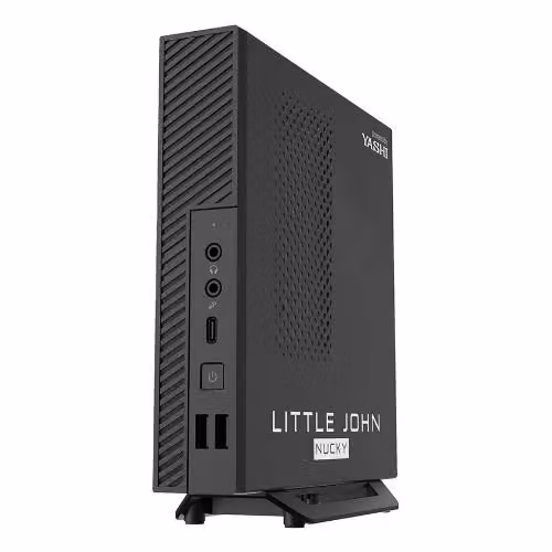 PC Yashi Nucky Little John 2LT NY6850 con AMD Ryzen 7 6850H, 16GB RAM, 512GB SSD NVMe e Windows 11 Pro, Nero – 2