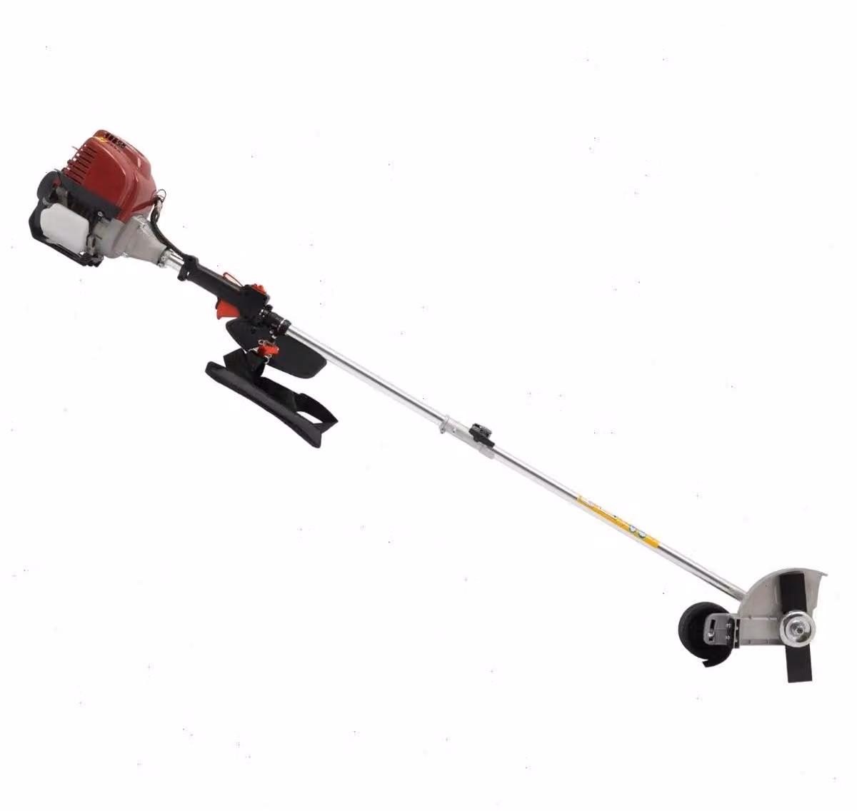 Tagliaerba a motore a benzina - Tagliabordi manuale - 4 tempi, 35,88 cc - Testina di taglio doppia - 0,75 kW - Lunghezza 1,75 m - Colore: rosso