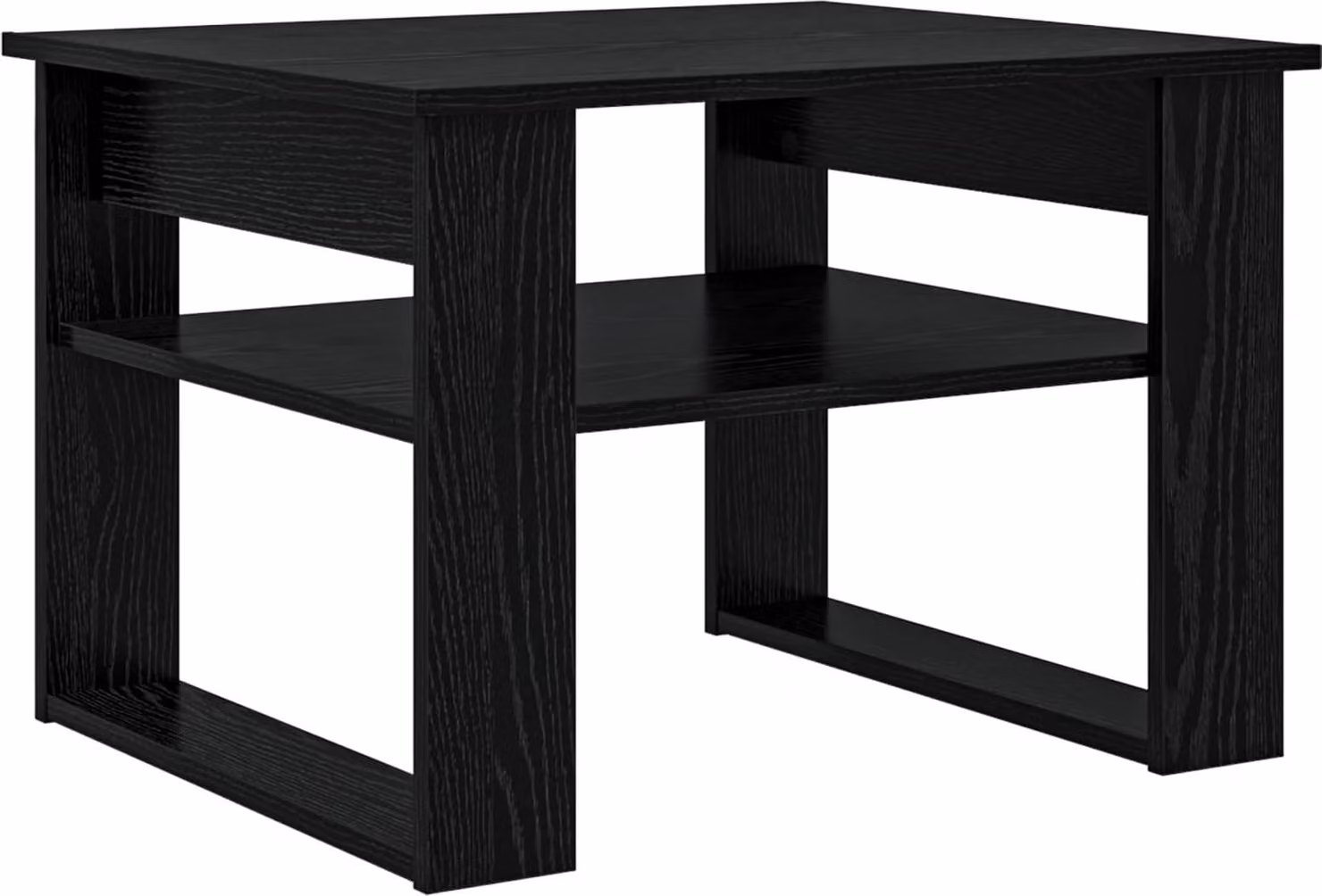 Tavolino da salotto Rovere Nero 64 x 54 x 44 cm