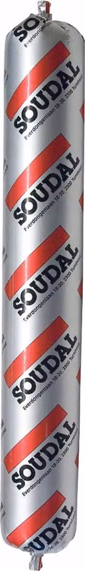 Sigillante butilico grigio 600 ml Soudal BUTYRUB