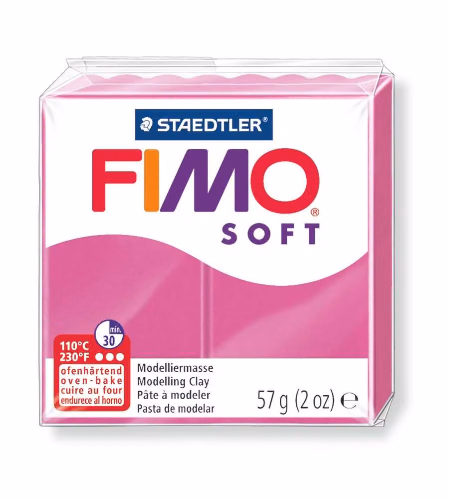 Pasta fimo soft 22 - 56 g lampone