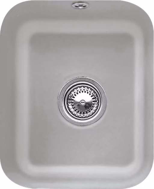 V&B lavello sottopiano Cisterna 45 m scarico, eccentrico, fossile CeramicPlus