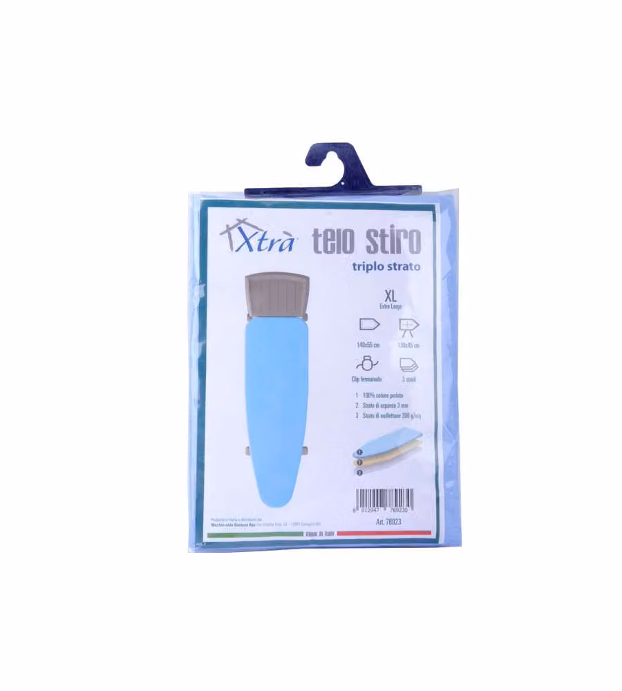 Telo Asse Stiro 3 Strati Clip    140X55 Xtra 09902