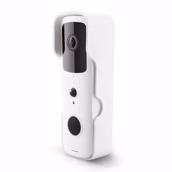 Campanello video smart per installazione interna ed esterna, RobiCam, Full HD, Wi-Fi, Tuya Smart, bianco, batterie ricaricabili incluse, sensore di mo