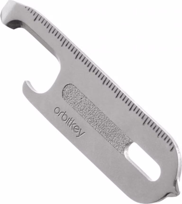 Orbitkey Multi-Tool v2 -monitoimityökalu, hopea