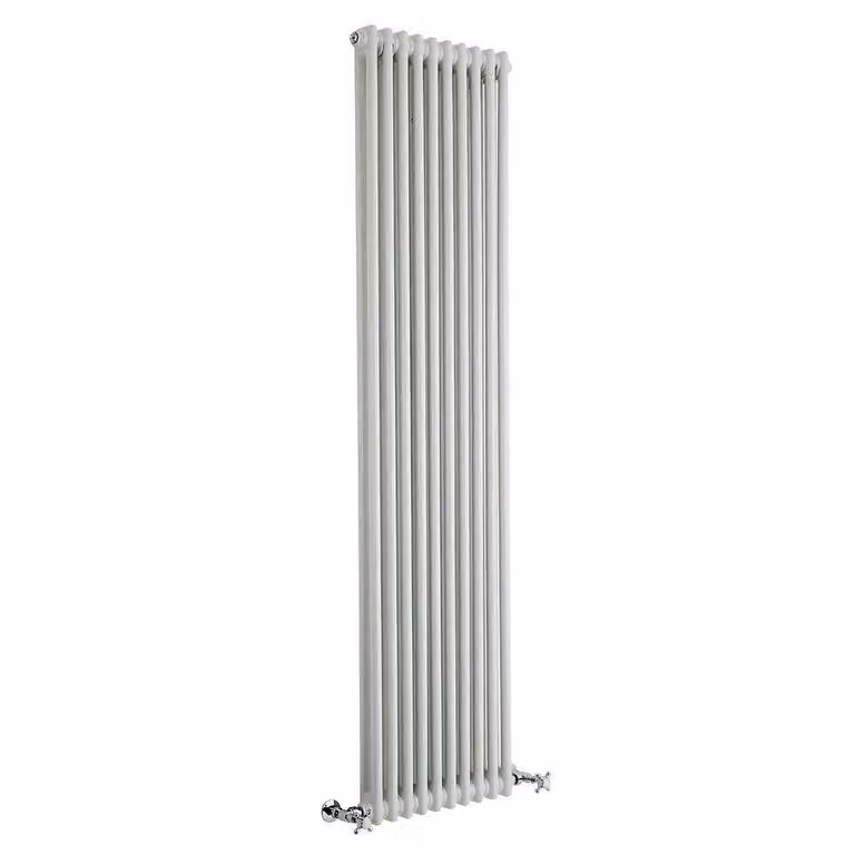 Radiatore Verticale Stile Ghisa Bianco - Alta Resa - Stile Classico - Regent