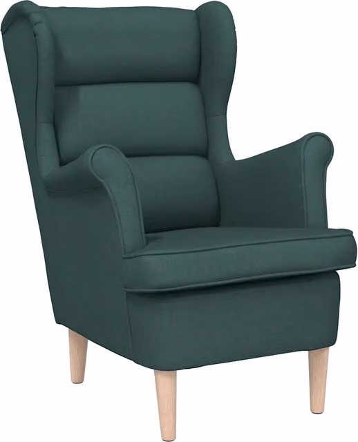 Poltrona | Sedia Relax Verde Scuro 74x84x100 cm in Tessuto