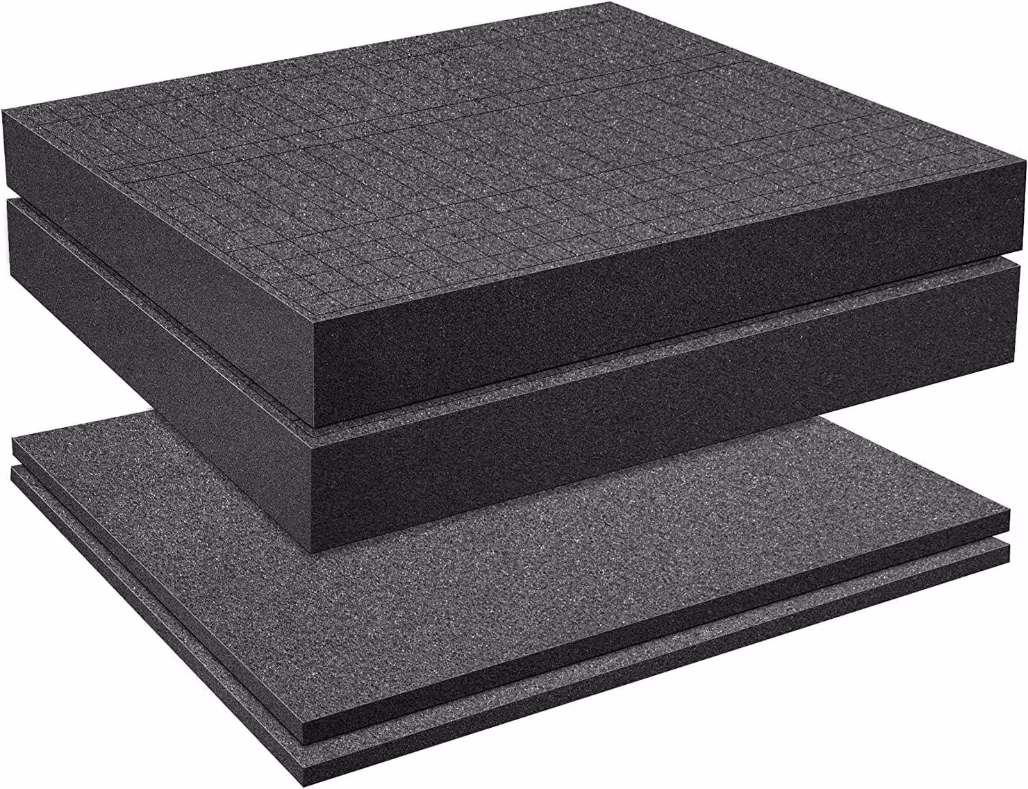 Set di 2 inserti in schiuma a griglia per valigette utensili