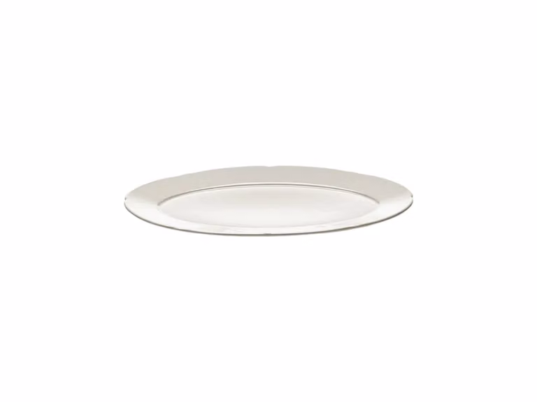Silhouette Oval Piatto Bianco - M