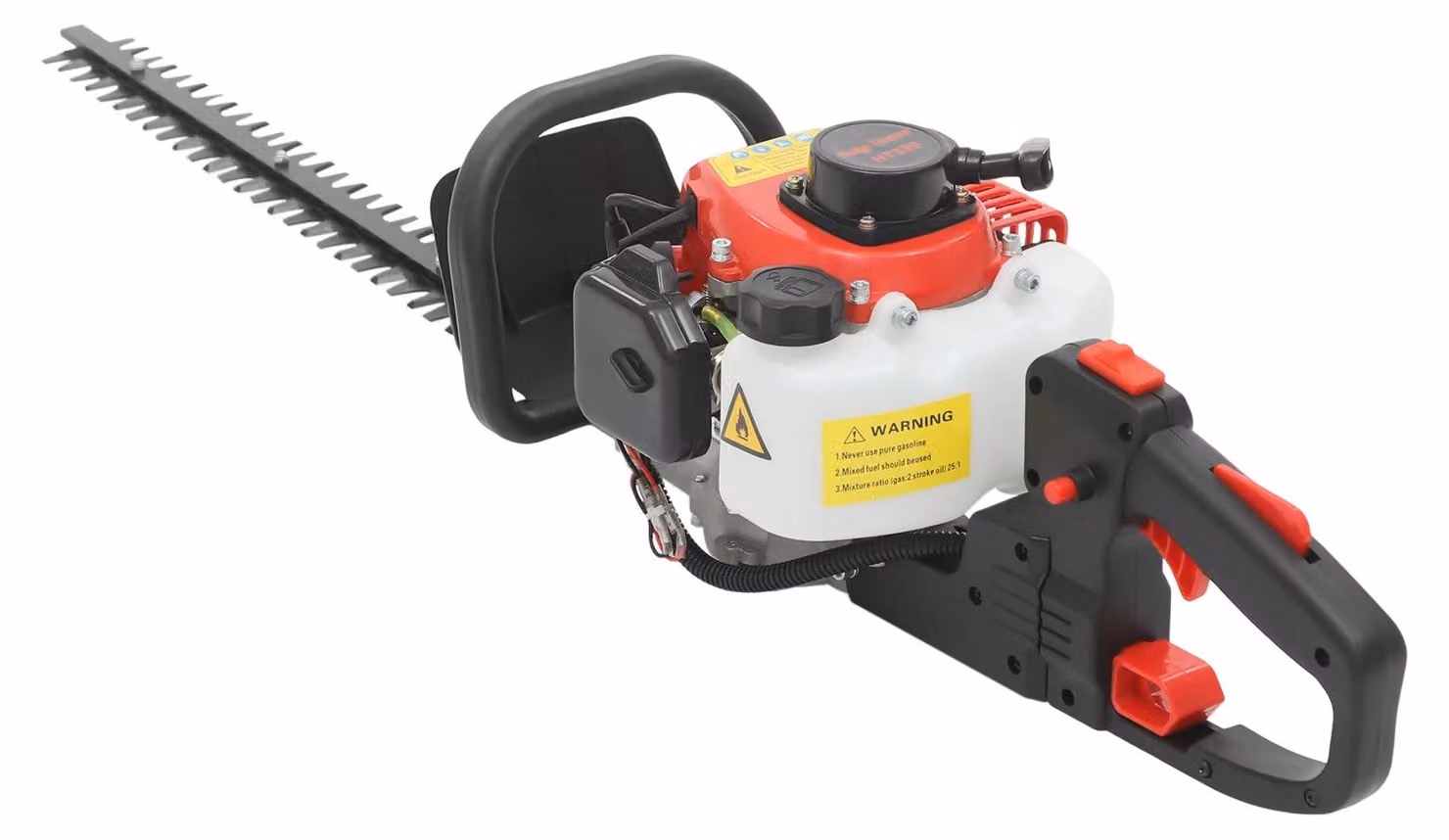 Potatore a benzina - Tagliaerba - Motore a due tempi, monocilindrico, raffreddato ad aria - Lunghezza della lama: 56 cm - Ideale per siepi e arbusti - Spina di corrente europea, 220-240 V