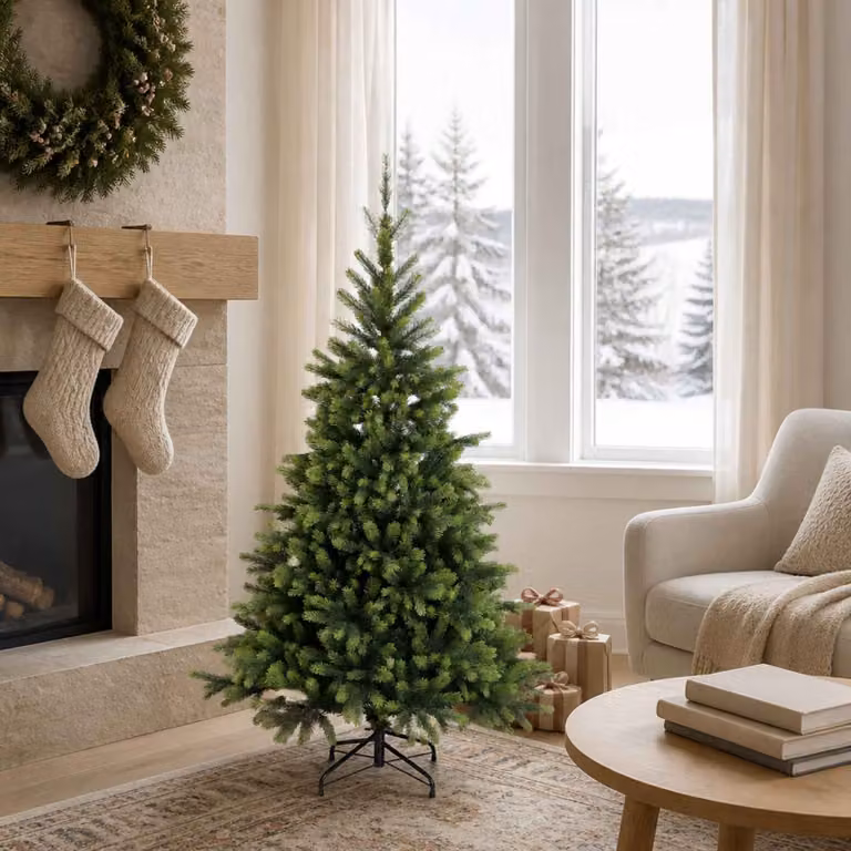 vidaXL Albero di Natale Artificiale con Rami Pieghevoli 150 cm