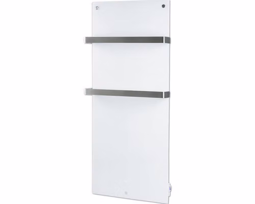 Riscaldatore a infrarossi EUROM Sani 600 115 x 46,5 cm bianco 600 W con Wi-Fi e 2 portasciugamani