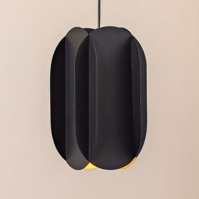 Lampada a sospensione Corner Opviq, dimmerabile, Nero, Soggiorno / Sala da pranzo, Metallo, Moderno, Lampada a sospensione