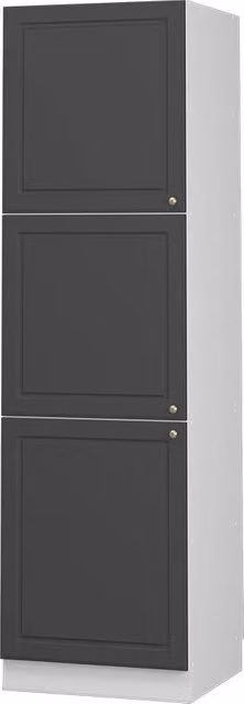 Mobile cucina dispensa Fame-Line Oro-antracite country/Bianco 60 cm Vicco