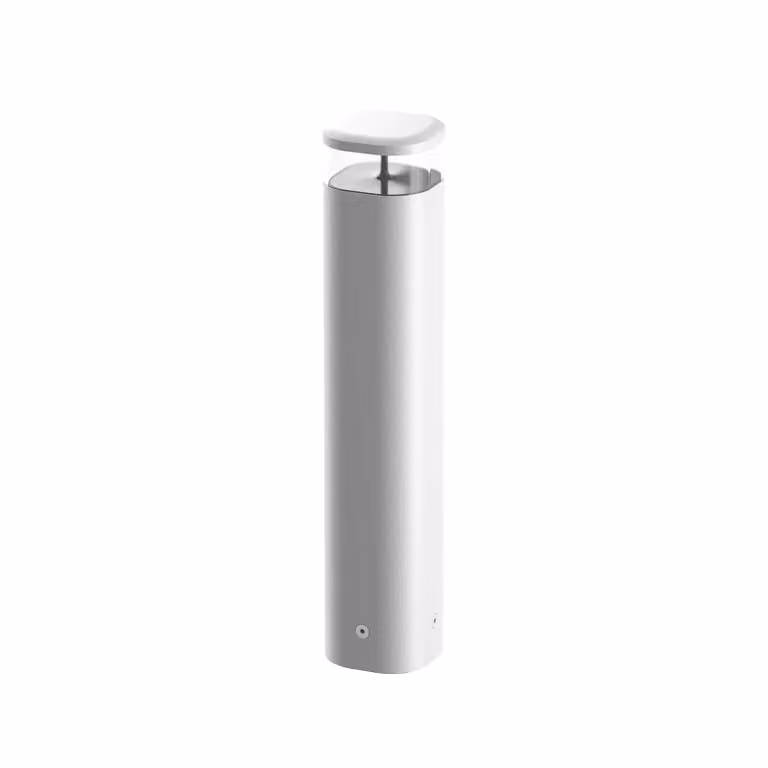 Flos Architectural Lampioncino da giardino Pointbreak Bollard 2, Bianco / Opale, Alluminio, Design, Lampada LED da esterni