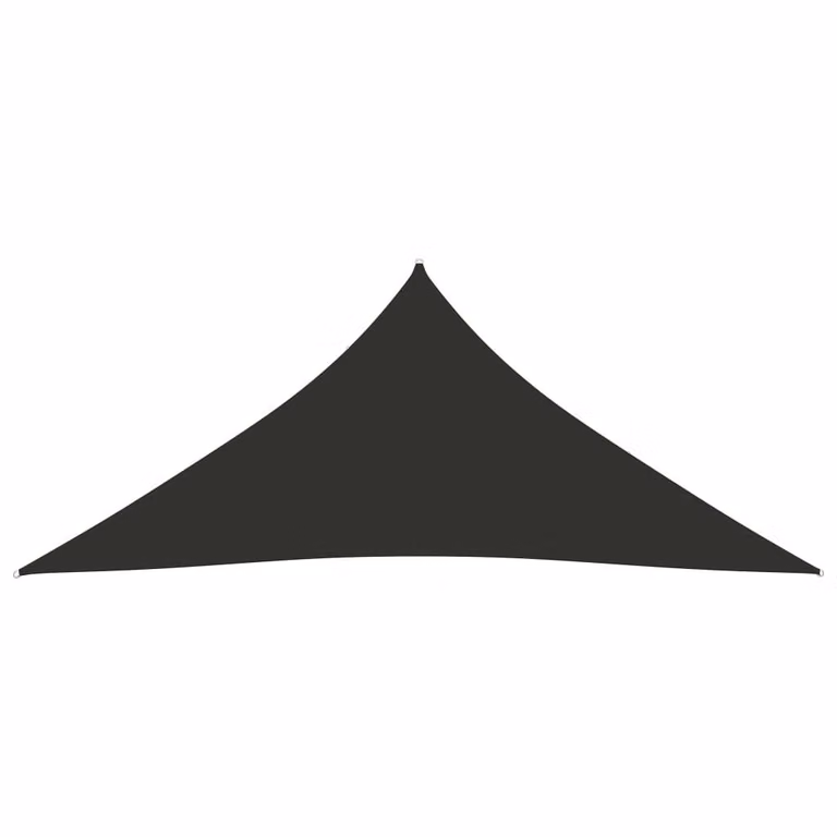 The Living Store Tenda da sole in tessuto Oxford triangolare 4x4x4 m Antracite