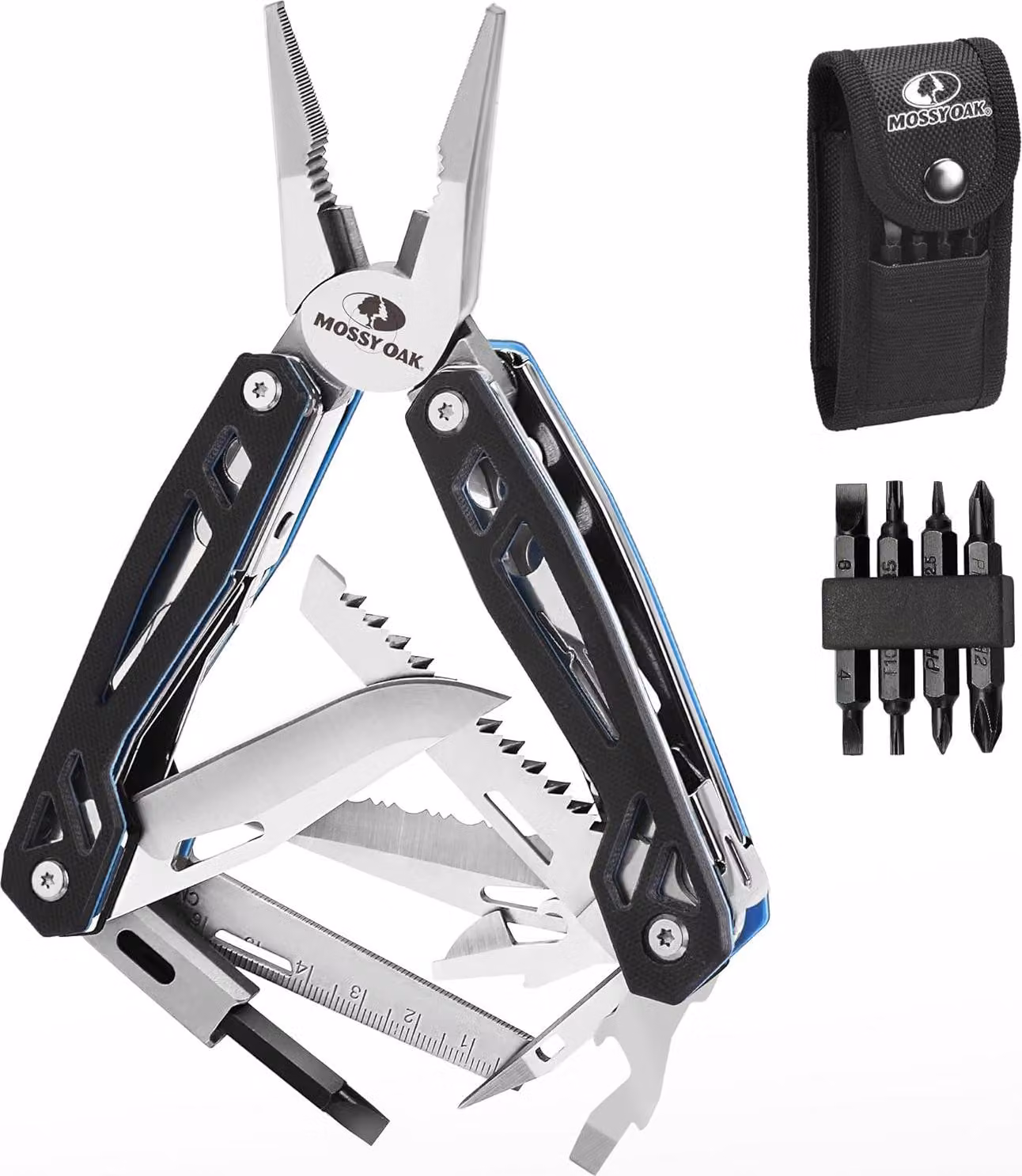 Pinze multiuso 22 in 1 - strumento multifunzionale - perfetto per il campeggio e le riparazioni - acciaio inox