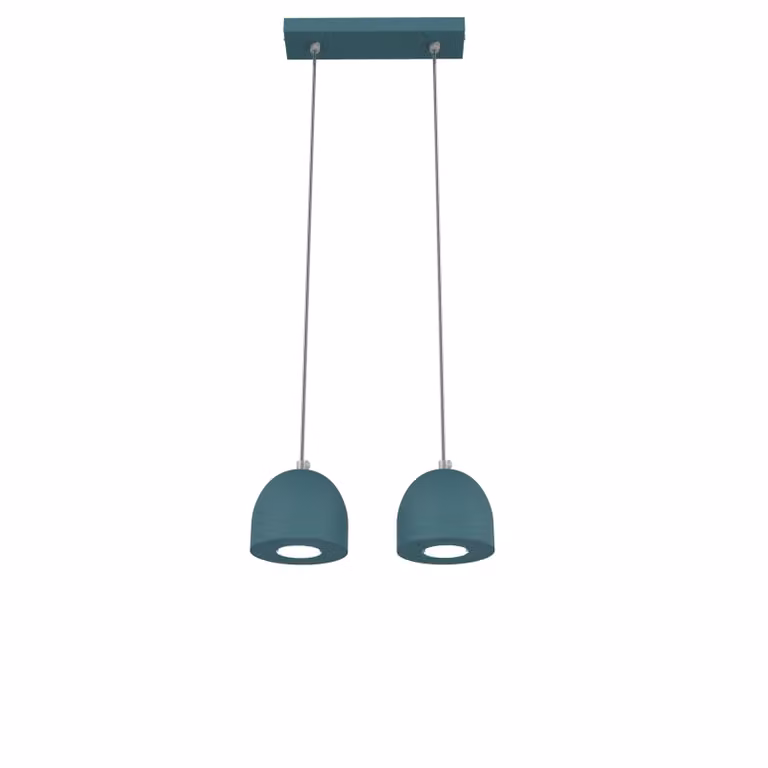 Lampada A Sospensione Campanella Linear X2 Monocolore Opaca