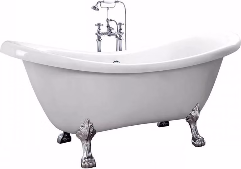 HOME DELUXE - vasca freestanding FAMA Vasca da bagno bianca Vasca da bagno di design con piedini