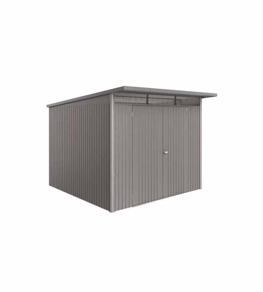 Biohort Casetta da Giardino Metallo A7 Eco Grigia 260x300 cm