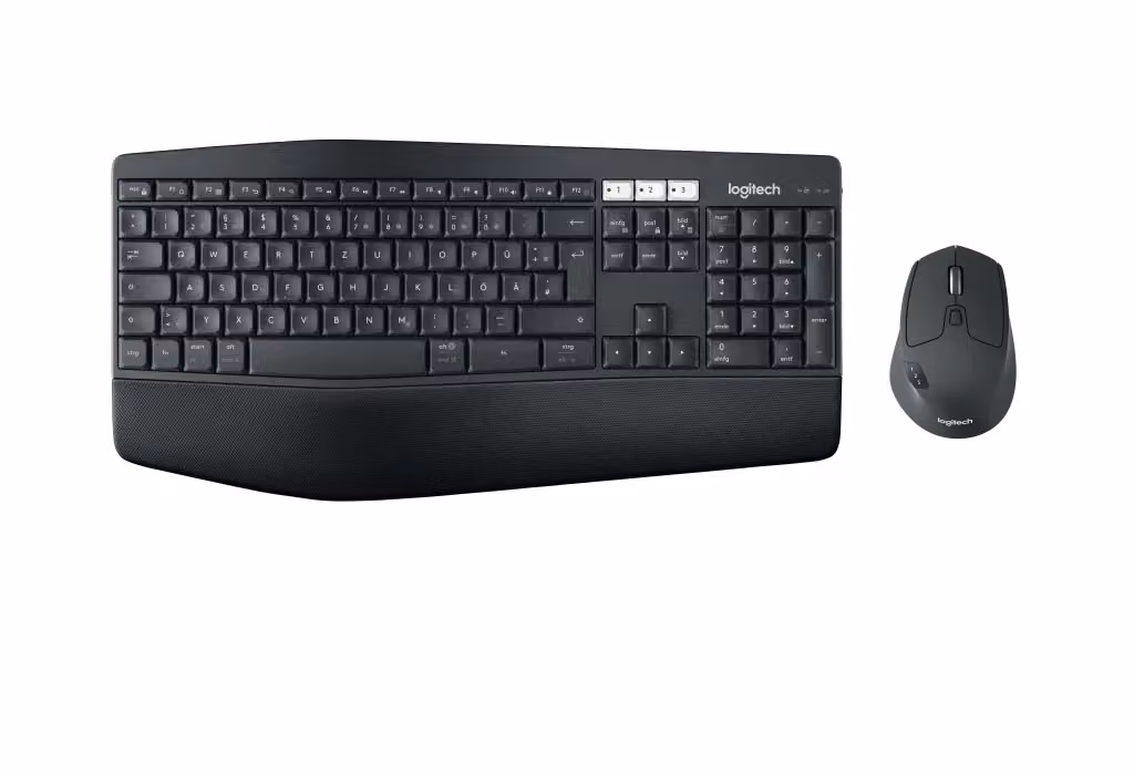 Combo tastiera e mouse wireless Logitech MK850 Performance con tecnologia Bluetooth e RF, layout QWERTZ svizzero, nero – 2