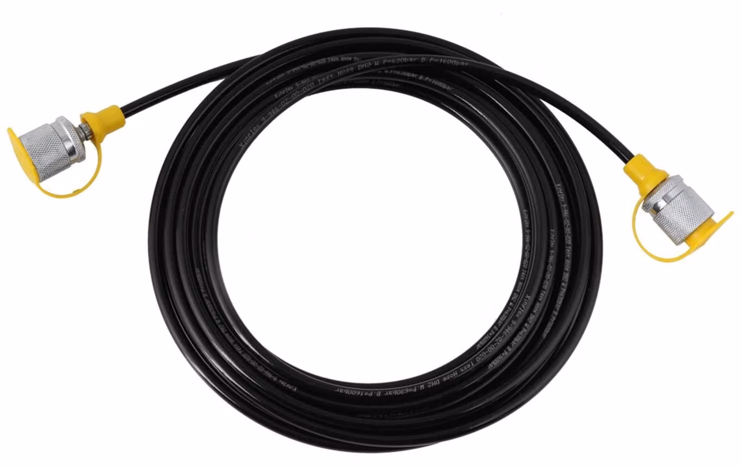 Tubo flessibile idraulico, lunghezza 5 metri, attacchi M16-M16, femmina-femmina, colore nero