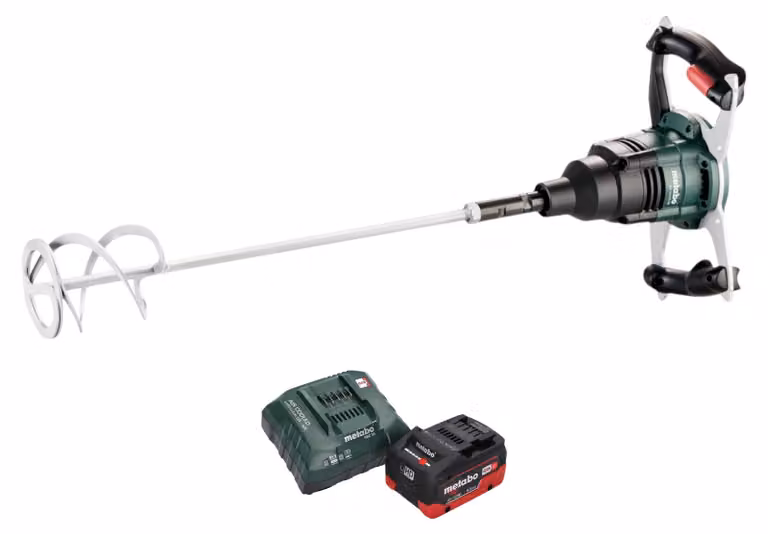 Metabo RW 18 LTX 120 Agitatore a batteria 18 V 40 l capacità di miscelazione 1x batteria LiHD 5,5 Ah + caricatore