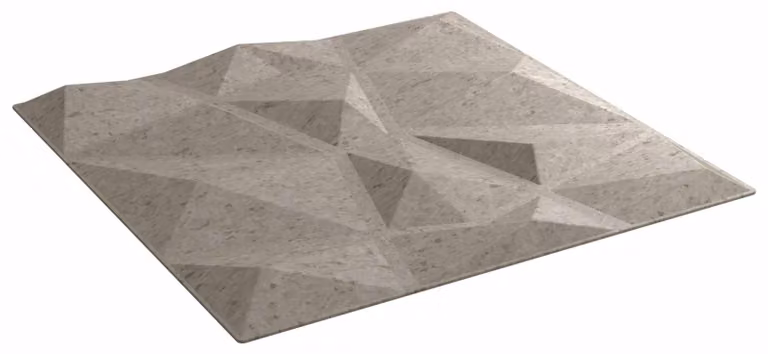 Pannelli da parete 24 pcs Grigio Cemento 50 x 50 cm Schiuma XPS