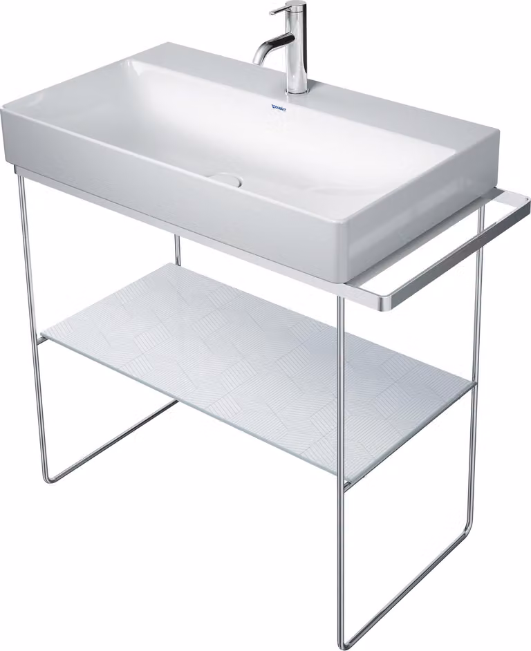 Duravit DuraSquare console en métal 86,5x45,1cm, pour lavabo 235380, sur pied, 0031111000, 0031111000