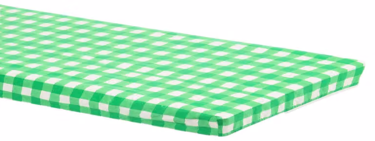 Tovaglia impermeabile per picnic, in vinile, 30x72 pollici, con bordo elastico, colore verde