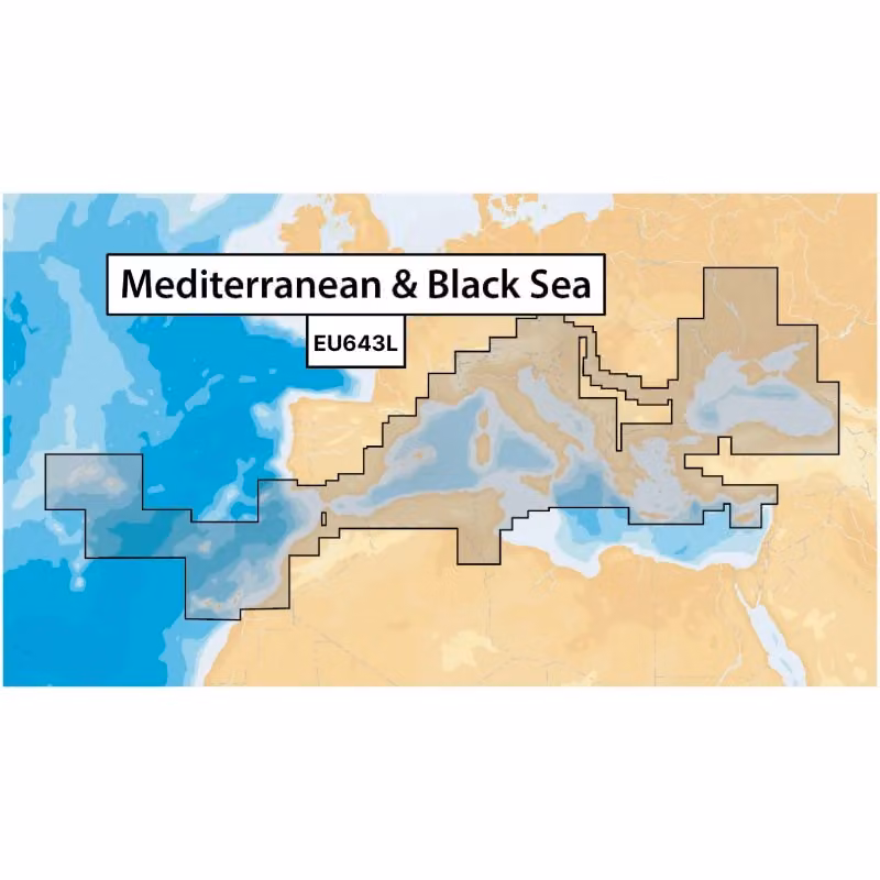 Navionics Plus Mar Tirreno e Mediterraneo con GPS