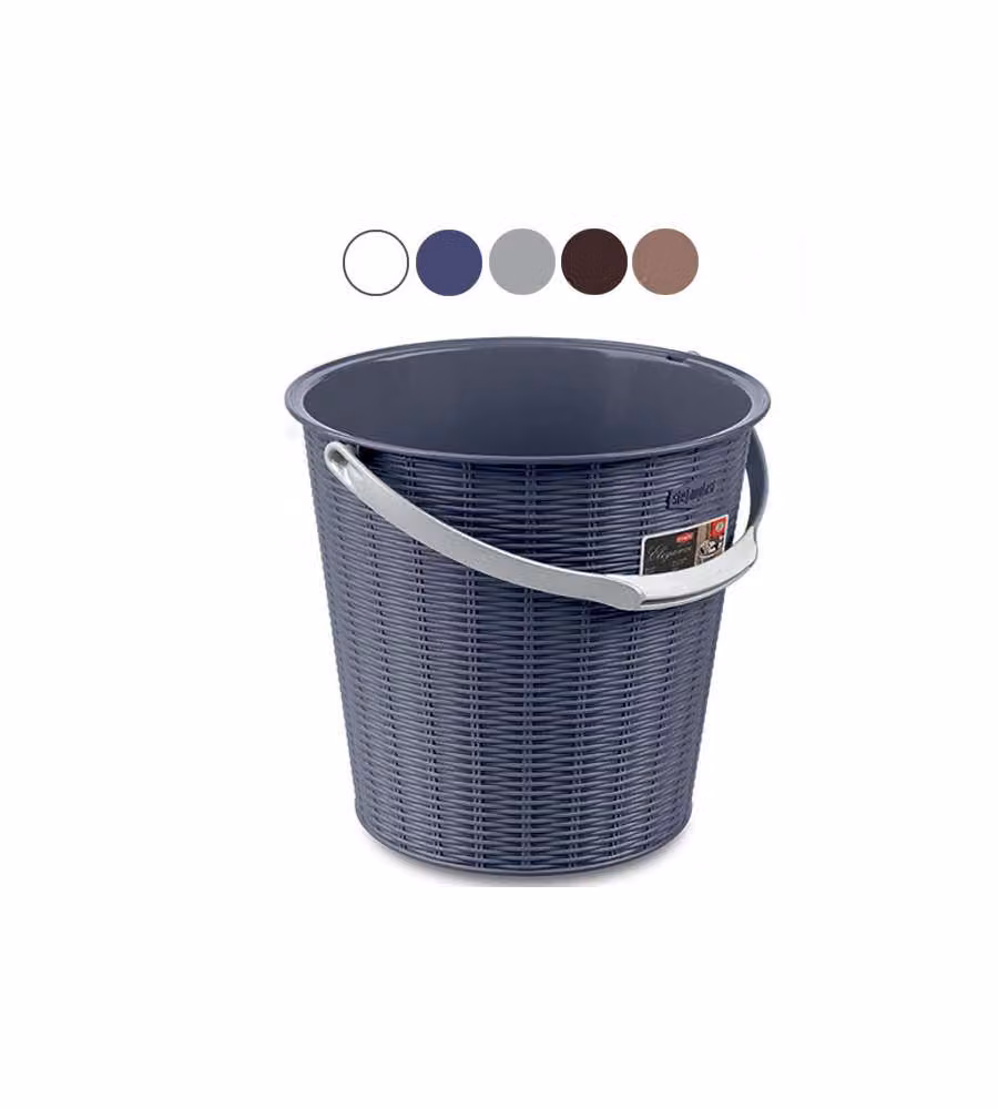 Secchio Elegance Grigio L 10 Stefanpl