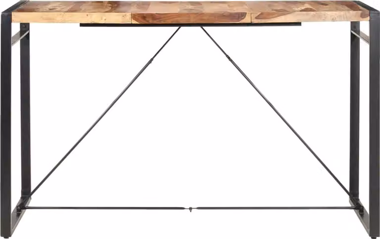 vidaXL Tavolo da bar 180 x 90 x 110 cm in legno massiccio
