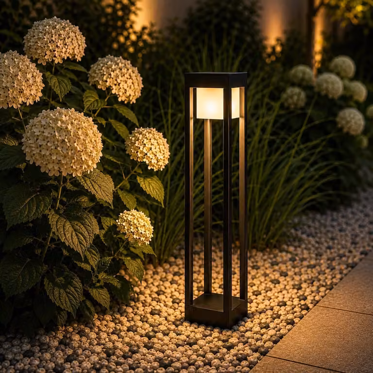 LUMILED LED luce di percorso 12W luce di bitta per esterni 1140Lm 3000K IP54 80cm nero alluminio luce di sentiero luce esterna illuminazione giardino luce di sentiero verticale a prova di spruzzi bianco caldo