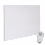 VIESTA® H300 riscaldamento a infrarossi – pannello 300 W, 50×60 cm, Carbon Crystal, senza cornice, parete/soffitto, IP20, incl. termostato TH10