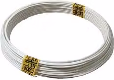 Filo di ferro plastificato Cavatorta Bianco, Lunghezza: 20 m, Diametro: 2,8 mm