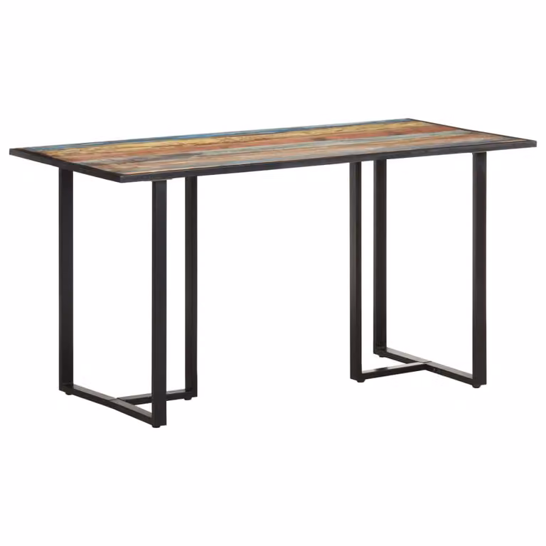Maison Exclusive - Tavolo da pranzo 140 cm, legno massello riciclato