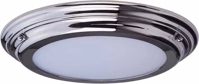 Plafoniera bagno tonda 36,1cm LED 25W cromo Welland