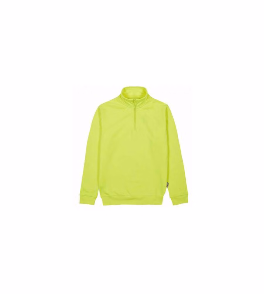 Felpa Zip Corta Yellow Fluo Xxl Tautra Upower