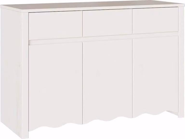 Credenza con cassetto Drammen Bianco 114 x 43 x 75,5 cm