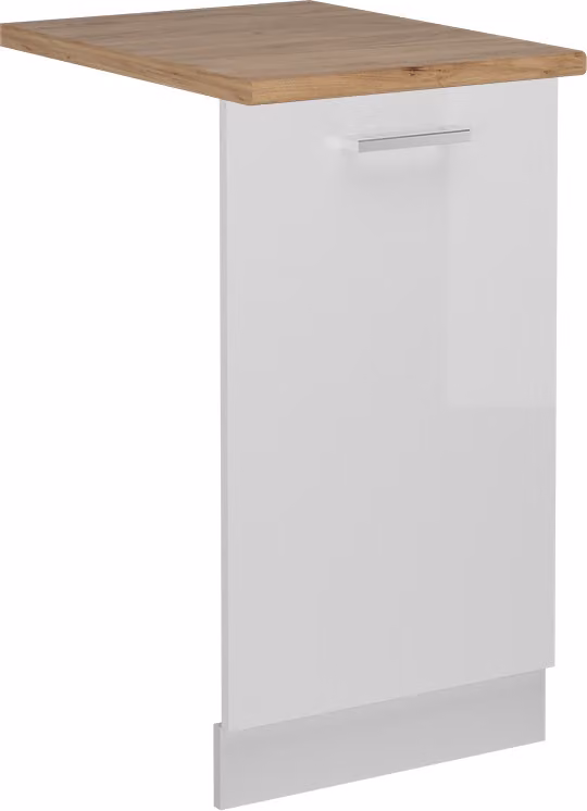 Pannello frontale Vicco R-Line Bianco lucido 45 cm , PL Rovere, Model 54908